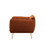 Oversized Living Room Accent Velveta Armchair Upholstered-Single Sofa Chair, Comfy Fabric Armchair with Metal Leg for Bedroom Living Room Apartment, Curry W542P147988