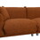 3+1 Oversized Loveseat Sofa for Living Room, Sherpa Sofa with Metal Legs, 3 Seater Sofa, Solid Wood Frame Couch with 2 Pillows, for Apartment Office Living Room Curry