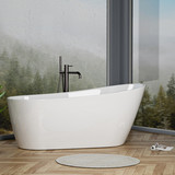 Acrylic Freestanding Soaking Bathtub-55