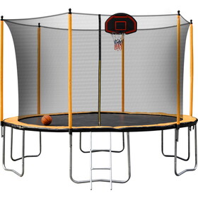 12ft orange trampoline 2023 W55072955