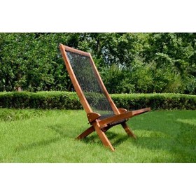 folding roping wood chair W55622287