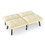 Cream Convertible Folding Modern sofa Bed W570P243379