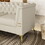 FX-P83-CW (sofa) -Modern Velvet Living Room Chesterfield design 82.7inch Wide Sofa W576S00080
