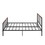 Metal Platform Bed frame with Headboard and Footboard,Sturdy Metal Frame, No Box Spring Needed(Full) W57868845