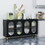 Modern Accent Sideboard Cabinet with Acrylic Doors, Freestanding Storage Cupboard Console Table for Kitchen Dining Living Room Hallway Office, Black W578P186749