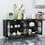 Modern Accent Sideboard Cabinet with Acrylic Doors, Freestanding Storage Cupboard Console Table for Kitchen Dining Living Room Hallway Office, Black W578P186749