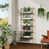 Industrial Lift Top Coffee Table with Hidden Storage Compartment, Metal Frame, Lift Top Cocktail Table with Storage Space for Living Room,Black/Golden W578P357543