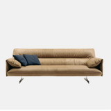 Contemporary Velvet Sofa Couch 84.25