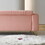Modern Velvet Sofa 85.04 inch for Living Room Blush Pink Color W57991495