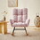 pink teddy fabric rocking chair W588123408