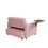 Pink Velvet Loveseat Sofa Bed W588132117