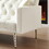 Cream White Convertible Folding Futon Sofa Bed, Sleeper Sofa Couch for Compact Living Space. W58867902