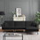 Black Sectional Sofa Bed W588S00064