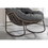 Outdoor Rattan Rocking Chair,Padded Cushion Rocker Recliner Chair Outdoor for Front Porch, Living Room, Patio, Garden, Grey W640105282