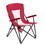 steel folding chair red