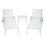 Aluminium Cast lounge chair 1pcs white W640P186861