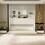 Mordern Design Twin Size Horizontal Murphy Bed with Shelf Storage for Bedroom or Guestroom White Wall Bed Space Saving Hidden Bed with Gas Struts W650S00004