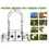 Metal Garden Arch with doors Garden Arbor Trellis Climbing Plants Support Arch Outdoor Arch Wedding Arch Party Events Archway Black W656127046
