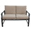 LOVESEAT AND TABLE Schwarz B W65632242