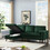 88" Reversible Pull out Sleeper Sectional Storage Sofa Bed,Corner sofa-bed with Storage Chaise Left/Right Handed Chaise W668S00022