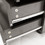 The filing cabinet has five drawers, a small rolling filing cabinet, a printer rack, an office locker, and an office pulley movable filing cabinet dark Gray W67943150