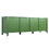 71-inchstylishTVcabinet Entertainment CenterTV stand,TVConsoleTable, Media Console,solidwood frame,Changhong glass door,Metal handle,antique green