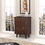 Solid Wood spray-painted drawer dresser bar,buffet tableware cabinet lockers buffet server console table lockers, retro round handle, applicable to the dining room, living room W67982051