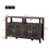 DrawerDresser cabinet,barcabinet,BuffetSideboard,StorageCabinet,Buffet Server Console Tablestorge,changhong glass door,toughened glass shelf,forDining Room,Living Room,KitchenHallway,color:gray