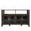 DrawerDresser cabinet,barcabinet,BuffetSideboard,StorageCabinet,Buffet Server Console Tablestorge,changhong glass door,toughened glass shelf,forDining Room,Living Room,KitchenHallway,color:gray