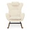 Rocking Chair - with rubber leg and cashmere fabric, suitable for living room and bedroom W680127248