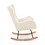 Rocking Chair - with rubber leg and cashmere fabric, suitable for living room and bedroom W680127248