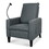 Recliner Chairs for Adults, Adjustable Recliner Sofa with Mobile Phone Holder & Cup Holder, Modern Reclining Chairs Fabric Push Back Recliner Chairs for Living Room, Bedroom, Gray W680131614