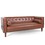 78.74" Wooden Decorated Arm 3 Seater Sofa W68042991