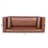 78.74" Wooden Decorated Arm 3 Seater Sofa W68042991