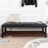 Wooden Base Upholstered Bench for Bedroom for Entryway P-W68053159
