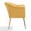 Velvet Accent Chair with Wood Frame, Armchair Club Leisure Chair with Gold Metal Legs, Single Reading Chair for Living Room Bedroom Office Hotel Apartments W68058563