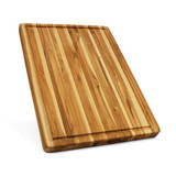Teak Cutting Board Reversible Chopping Serving Board Multipurpose Food Safe Thick Board, Large Size 22x16x1.25 inches