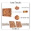 End Grain Teak Cutting Board Reversible Chopping Serving Board Multipurpose Food Safe Thick Board, Small Size 16x12x1.5 inches (1PCS) W68577561