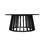 Round Coffee Table Set of 2, Grille Molding, Suitable for Bedroom, Living Room, Balcony W688116886