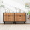 3 Drawer Cabinet, Suitable for Bedroom, Living Room, Study, Dining Room W688133757