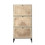 Natural Rattan 3 Door Shoe Rack, Freestanding Modern Shoe Storage Cabinet, for Entryway W68849113