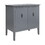 2 Door Wooden Cabinets, Gray Wood Cabinet Vintage Style Sideboard for Living Room Dining Room Office W68894676