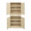 4 Door Cabinet with 1 Drawer, with 4 Adjustable Inner Shelves, Storage Cabinet W68894703