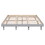 Queen Floating Platform Bed Frame for Grey Color W697123295