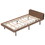 Twin Size Platform Bed Frame with Headboard for Walnut Color W697123299