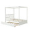 Full bed with Twin trundle for white color W69740997