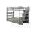 Bunk Beds Twin over Twin Stairway Storage function Gray W697S00010