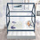 Navy Blue House Full Bed With Gray Trundle W697S00022