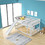 Full over Full bunkbed with Slied for white color W697S00025