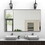 60*36" Oversized Rectangle Bathroom Mirror with Silver Frame Decorative Large Wall Mirrors for Bathroom Living Room Bedroom Vertical or Horizontal Wall Mounted mirror with Aluminum Frame